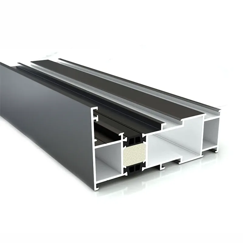 Sistema de portas e janelas em liga de alumínio